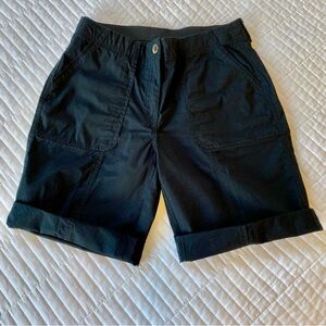 Chico’s Black Bermuda/Cuffed Shorts Size 00/US 2